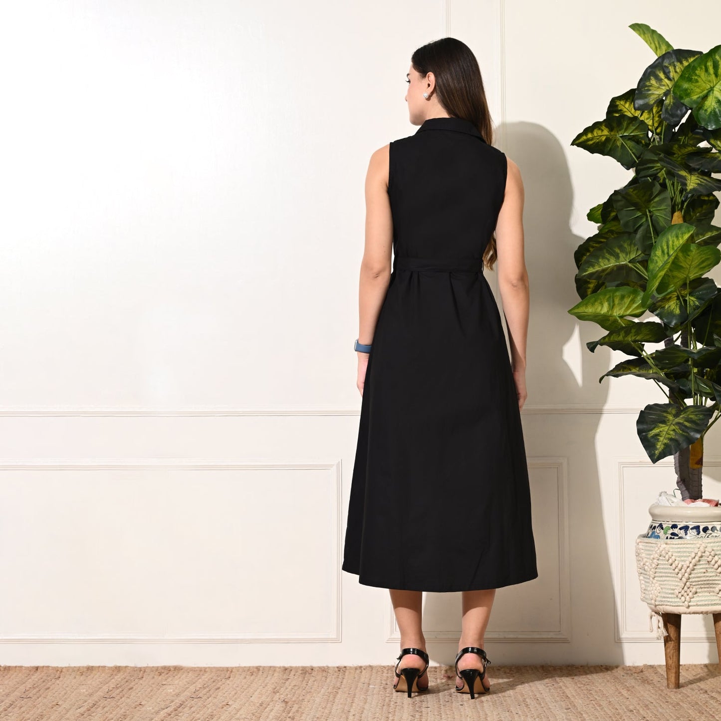 Noir Midi Dress
