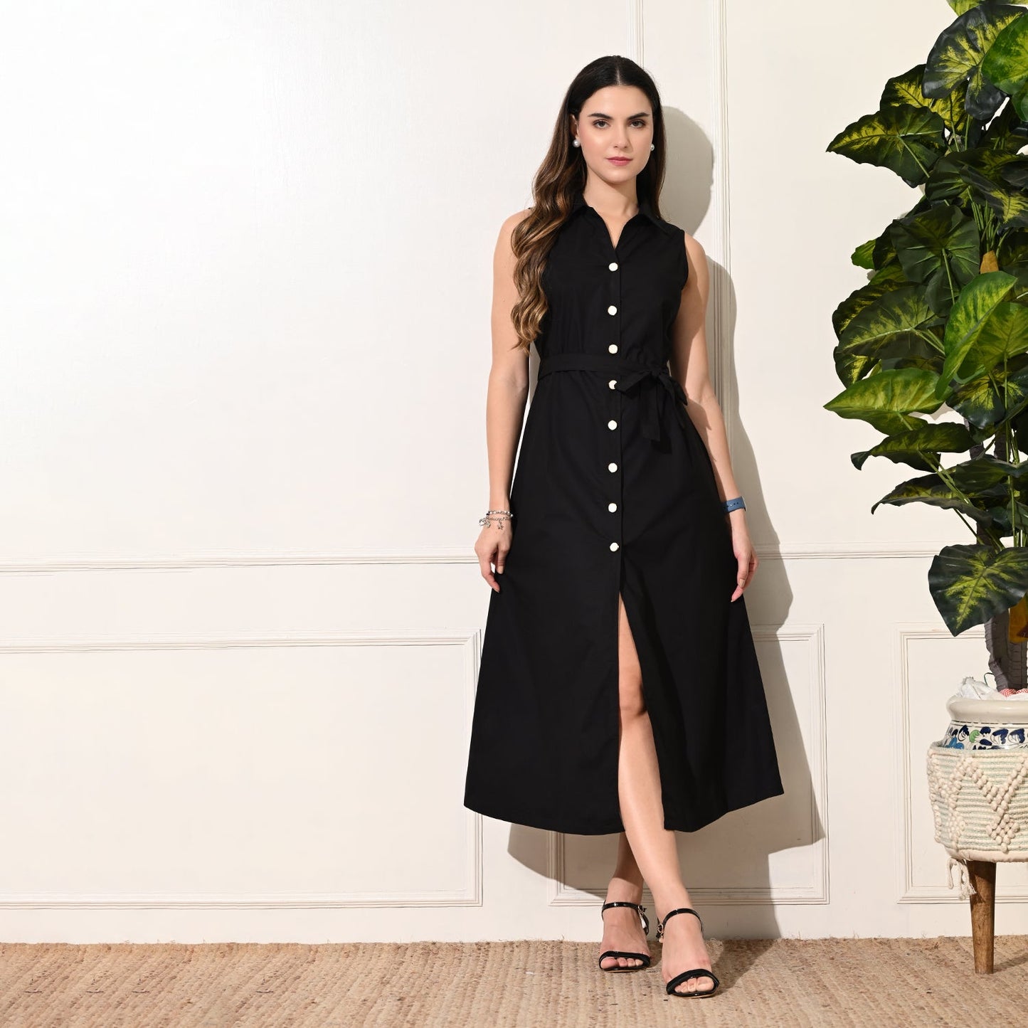 Noir Midi Dress