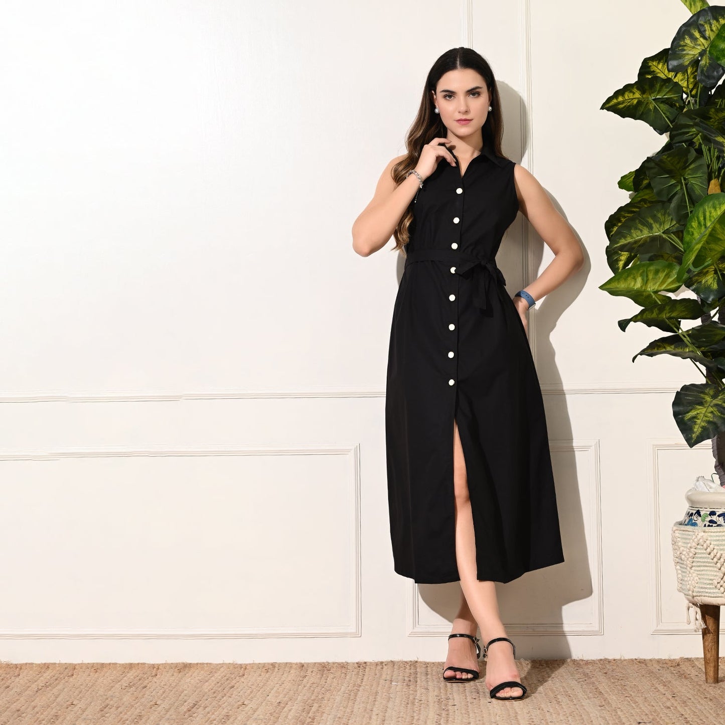 Noir Midi Dress