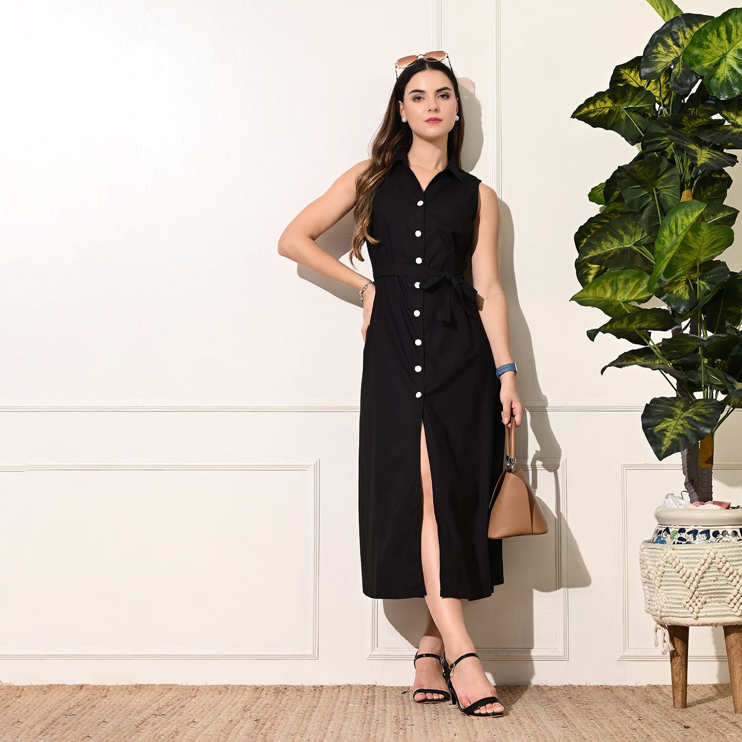 Noir Midi Dress
