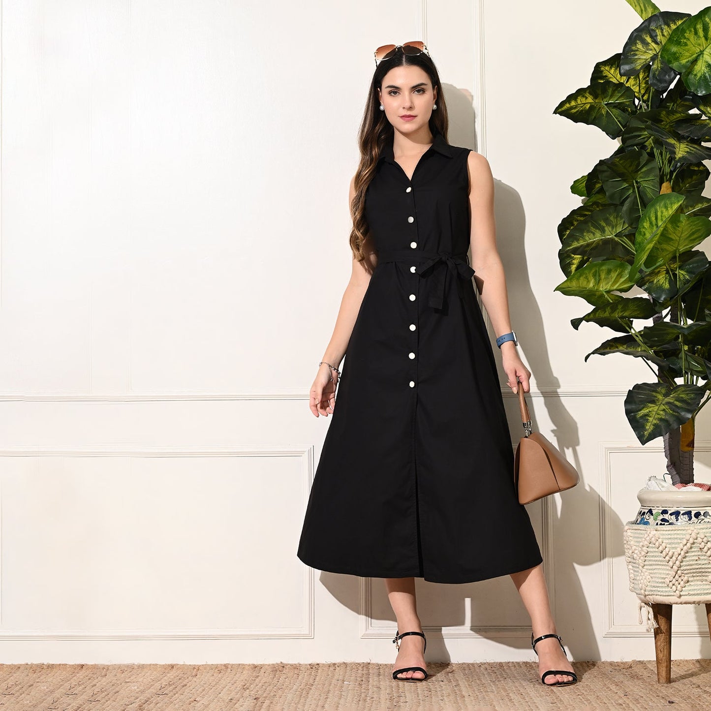 Noir Midi Dress
