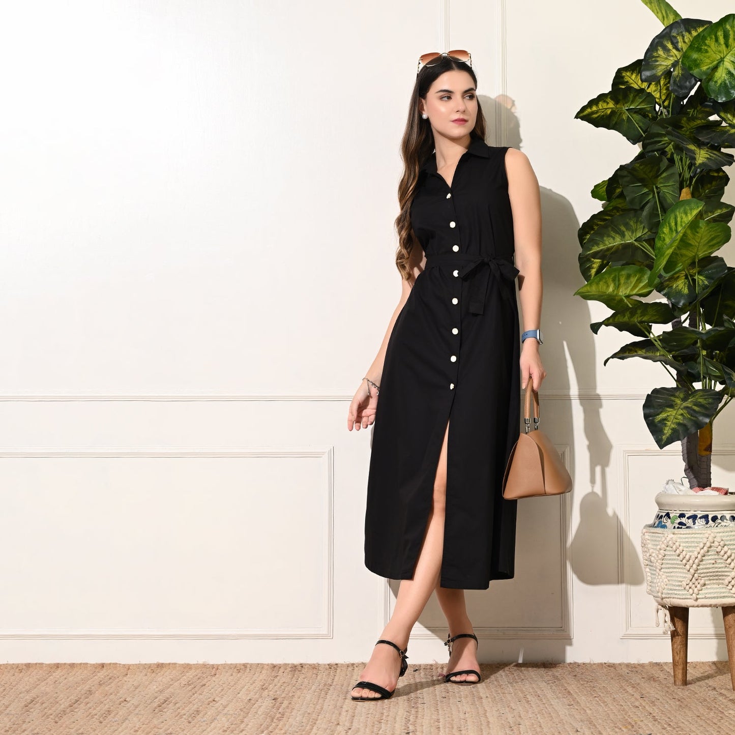 Noir Midi Dress