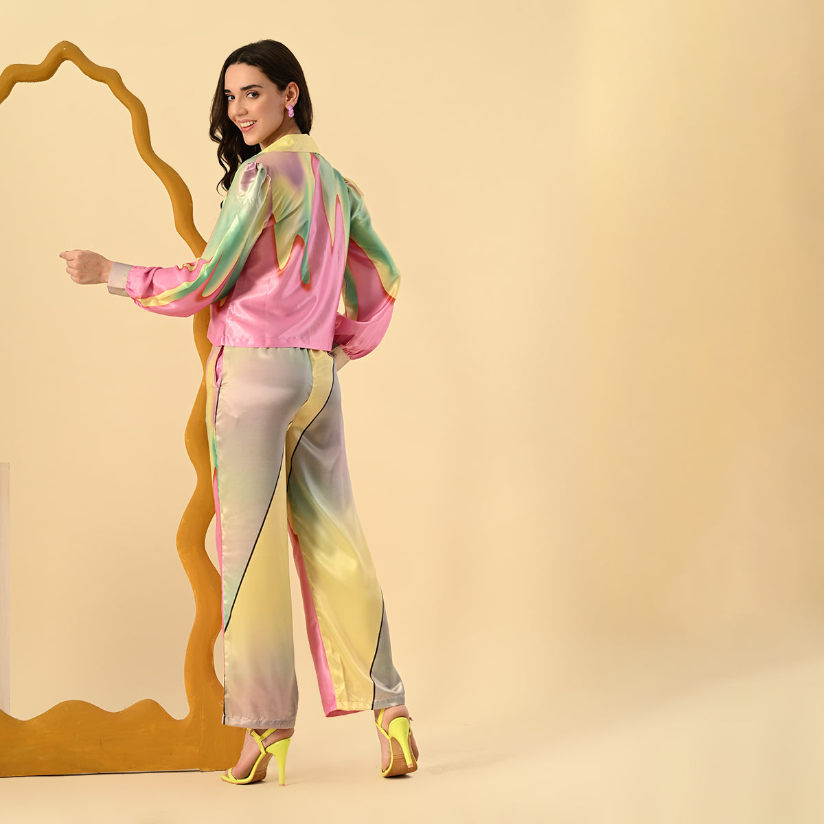 Sleek satin Co-ord