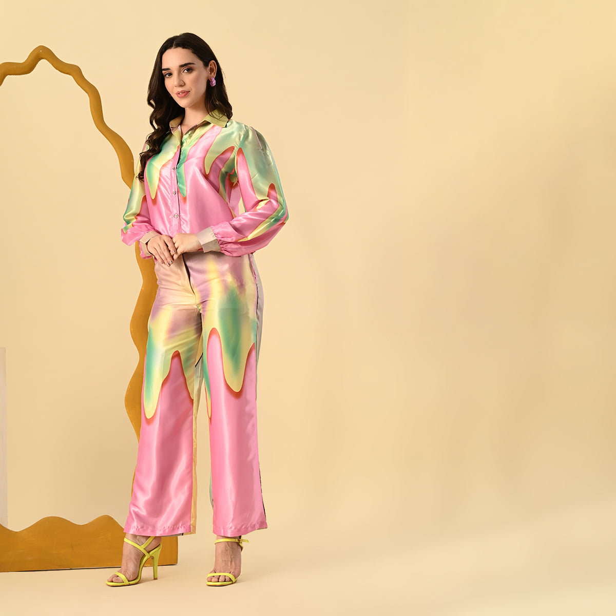 Sleek satin Co-ord
