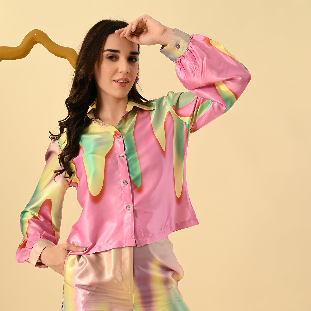 Sleek satin Co-ord