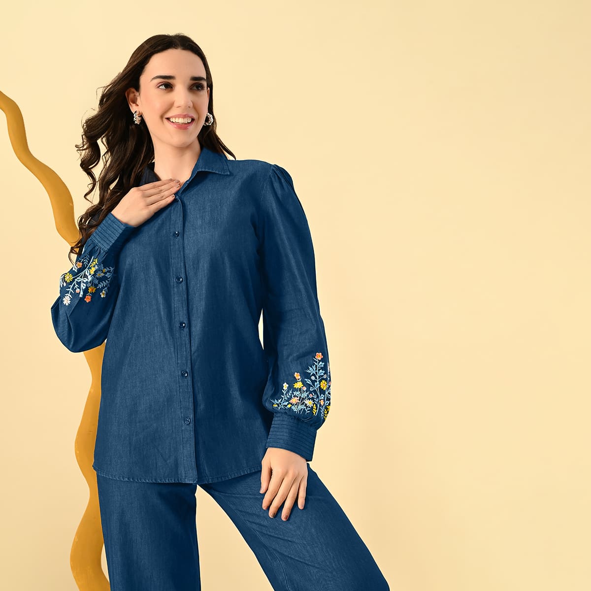 Coilin Denim Co-ord